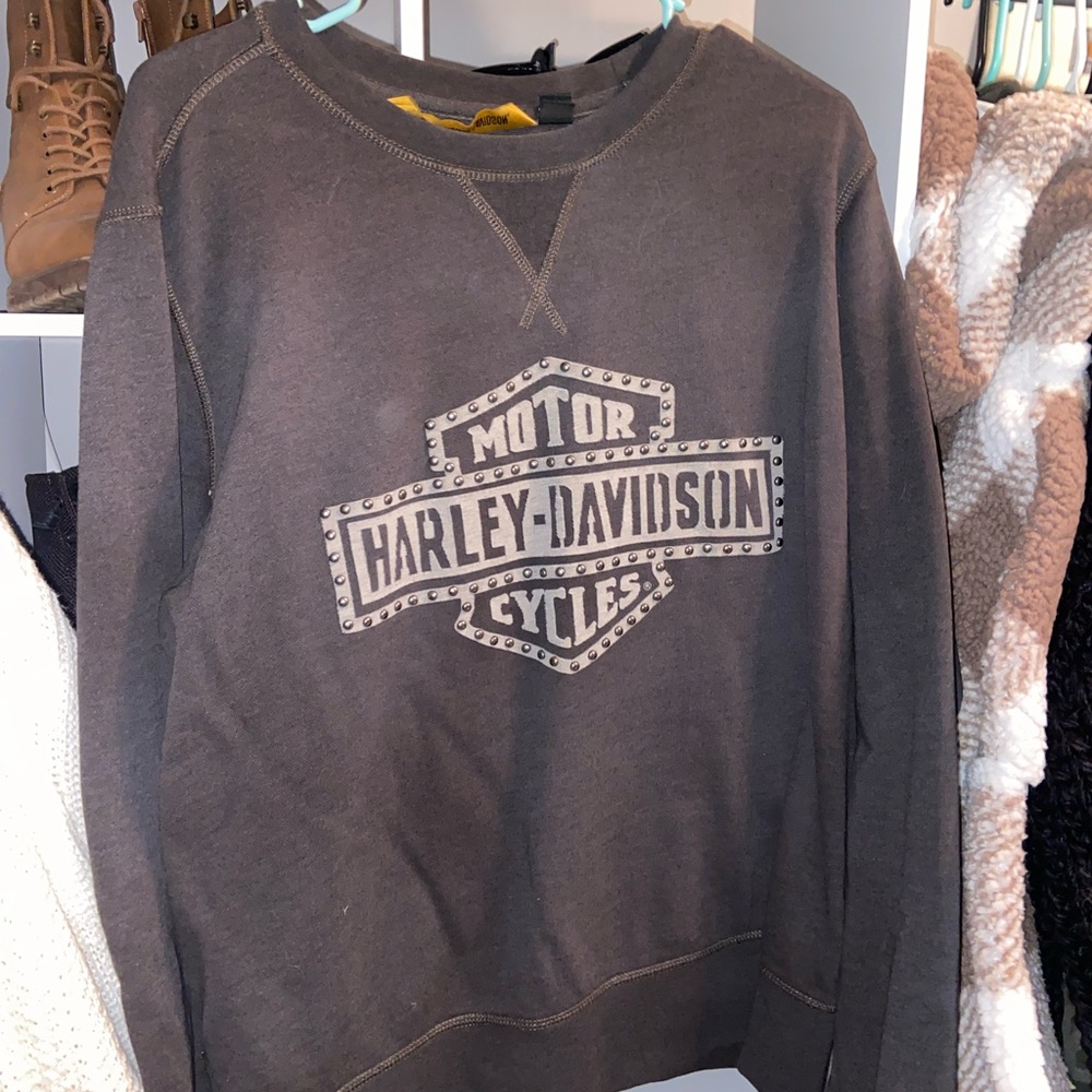 Women’s Harley Davidson studded logo sweatshirt